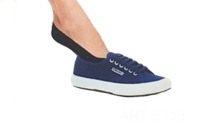 Invisible foot liner with TRI-PACK S738 Superga silicone 